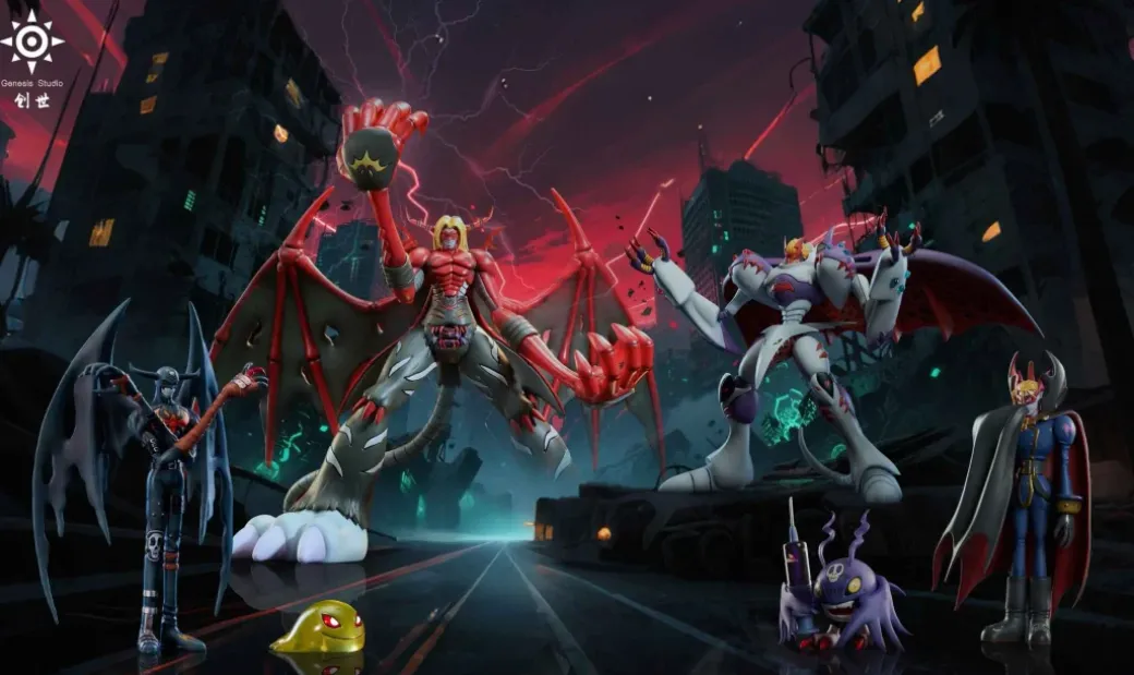 Belial Vamdemon - Digimon Statue - Genesis-Studio