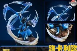 Big & 1/20 Scale World Zukan Lucario Family - Pokemon Resin Statue - Mega Studio