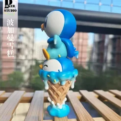 Big & Small Scale Ice Cream Piplup - Pokemon Resin Statue - Poker-Studios