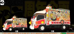 Big & Small Scale ONE PIECE 25th Anniversary Thousand Sunny Caravan Truck with LED - ONE PIECE Resin Statue - WH-Studio