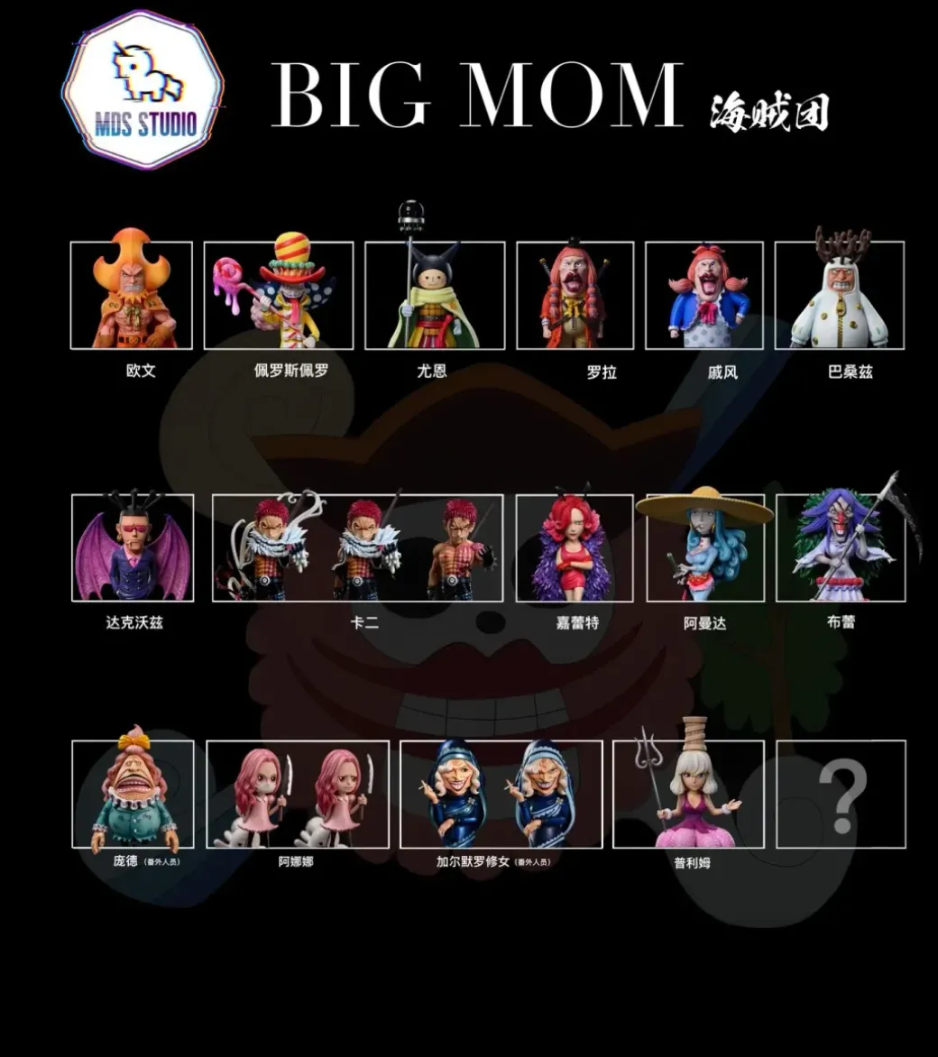 Big Mom Pirates Charlotte Compo - ONE PIECE Resin Statue - MDS Studio