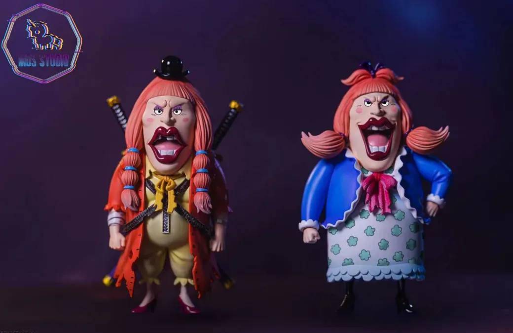 Big Mom Pirates Charlotte Chiffon & Charlotte Lola - ONE PIECE Resin Statue - MDS Studio