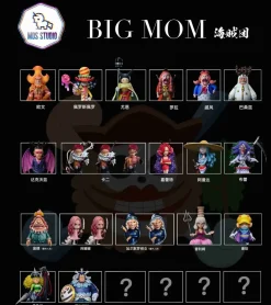 Big Mom Pirates Series 010 Charlotte Joconde & 011 Charlotte Chiboust - ONE PIECE Resin Statue - MDS Studio
