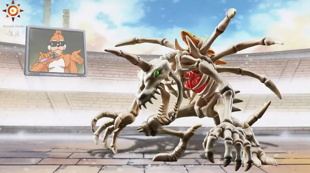 Big Scale Skull Greymon - Digimon Resin Statue - Genesis-Studio
