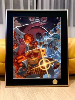 Bikini Bottom Marines Admirals Decorative Painting - SpongeBob SquarePants ONE PIECE - Xingkong Studio