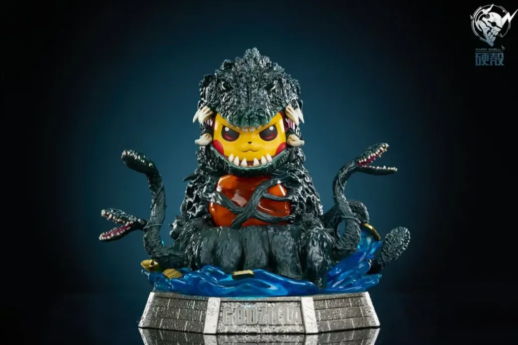 Biollante Cosplay Pikachu - Pokemon Godzilla Resin Statue - HARD SHELL Studios
