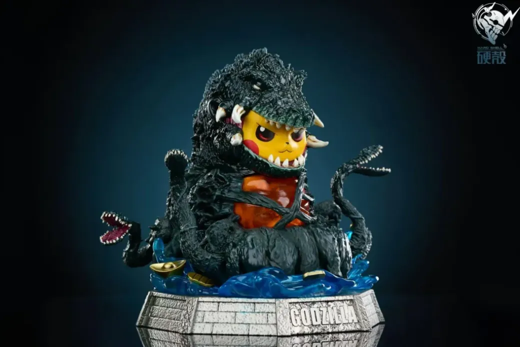 Biollante Cosplay Pikachu - Pokemon Godzilla Resin Statue - HARD SHELL Studios