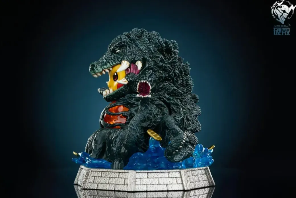 Biollante Cosplay Pikachu - Pokemon Godzilla Resin Statue - HARD SHELL Studios