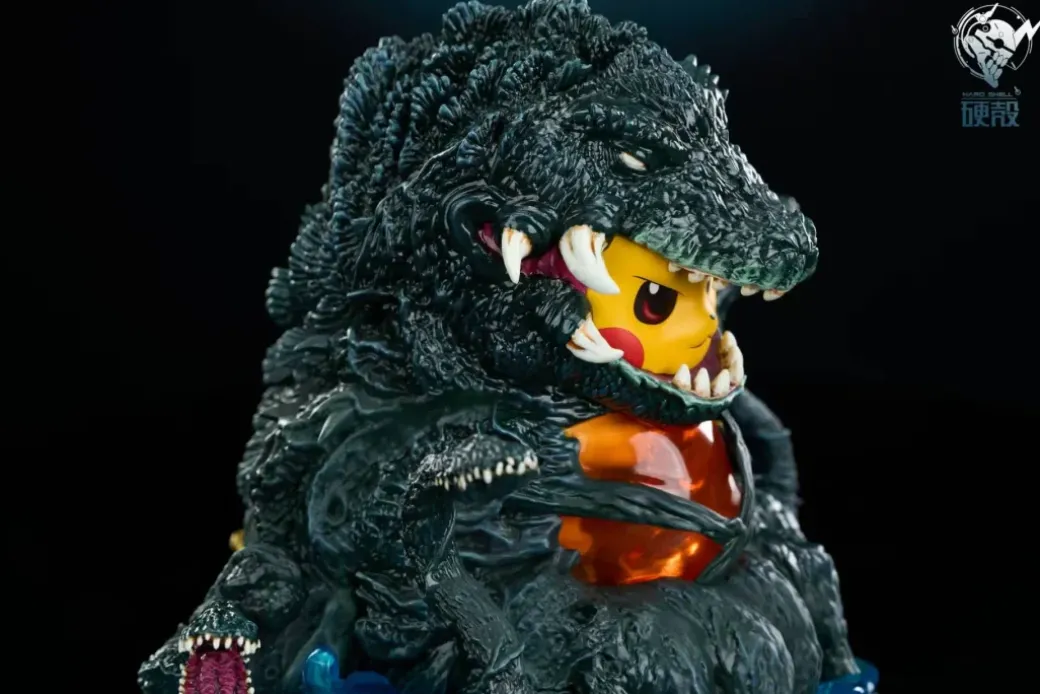 Biollante Cosplay Pikachu - Pokemon Godzilla Resin Statue - HARD SHELL Studios