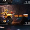 Black WarGreymon & WarGreymon & Chaos Greymon - Digimon Resin Statue - TT Crew Studio