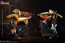 Black WarGreymon & WarGreymon & Chaos Greymon - Digimon Resin Statue - TT Crew Studio