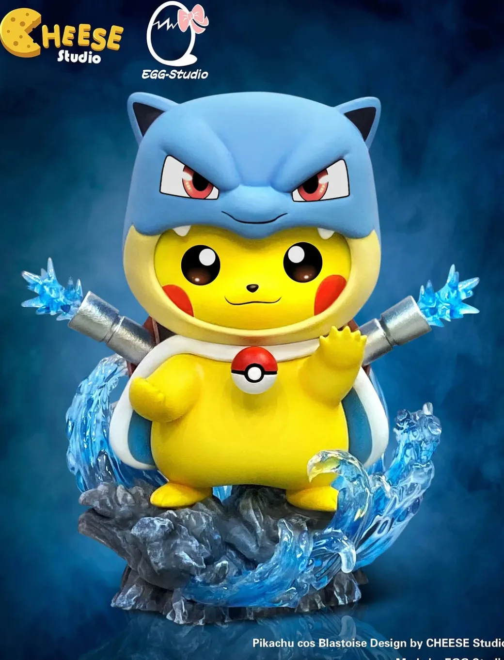 Blastoise Cosplay Pikachu - Pokemon Resin Statue - CHEESE Studio