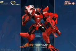 Blitz Greymon & Cres Garurumon - Digimon Resin Statue - T1 Studio