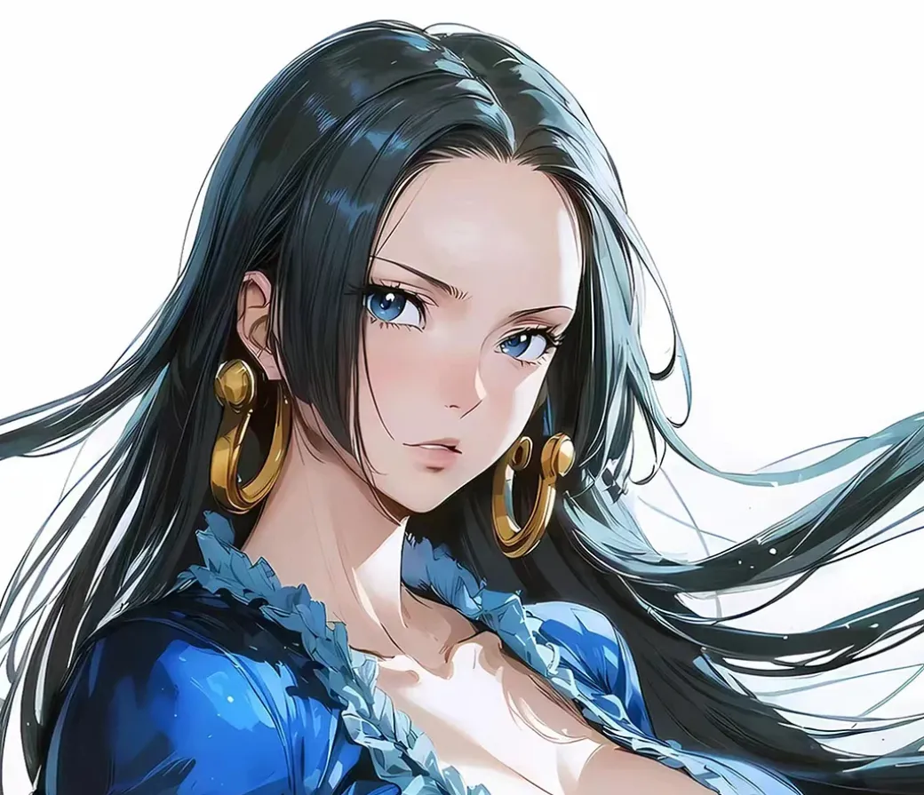 Blue Cloth Ver. Boa Hancock Decorative Painting - ONE PIECE - Xingkong Studio
