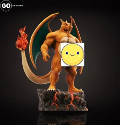Bmax Scale Furry Orc Charizard - Private - Pokemon Resin Statue - GO Studios