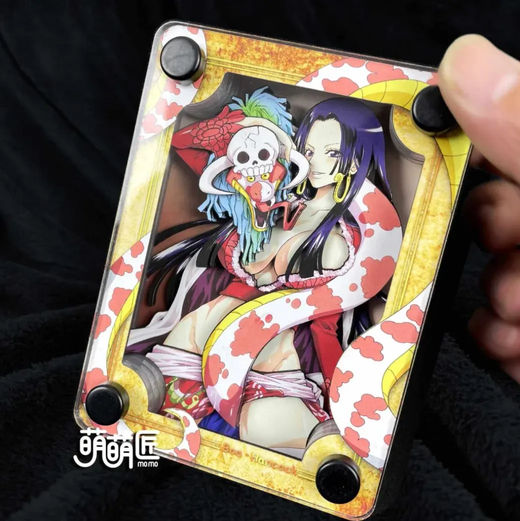 Boa Hancock & Salome Card Stand Display - ONE PIECE - momo Studio