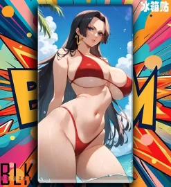 Boa Hancock Decorative Painting & Fridge Magnet - ONE PIECE - BLK Studio