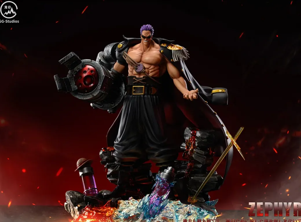 Boss Series 002 Black Arm Zephyr - ONE PIECE Resin Statue - GG-Studios