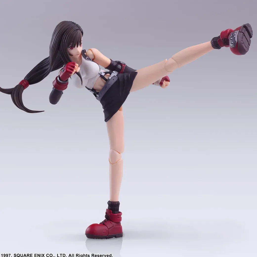 Bring Arts Series Movable Tifa Lockhart - (FF7) Final Fantasy VII Official Statue - Square Enix