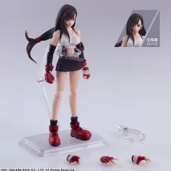 Bring Arts Series Movable Tifa Lockhart - (FF7) Final Fantasy VII Official Statue - Square Enix