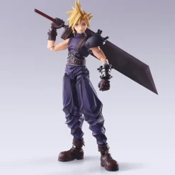 Bring Arts Series Movable Cloud Strife - (FF7) Final Fantasy VII Official Statue - Square Enix