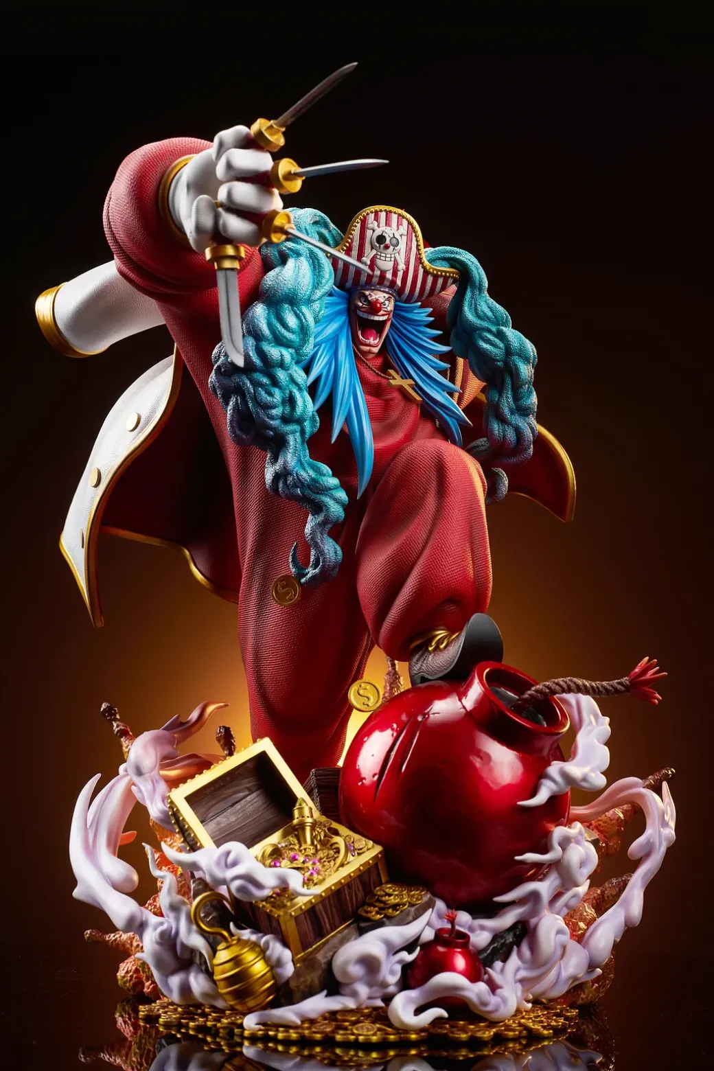 Buggy the Star Clown with LED - ONE PIECE Resin Statue - Two Percent Studio