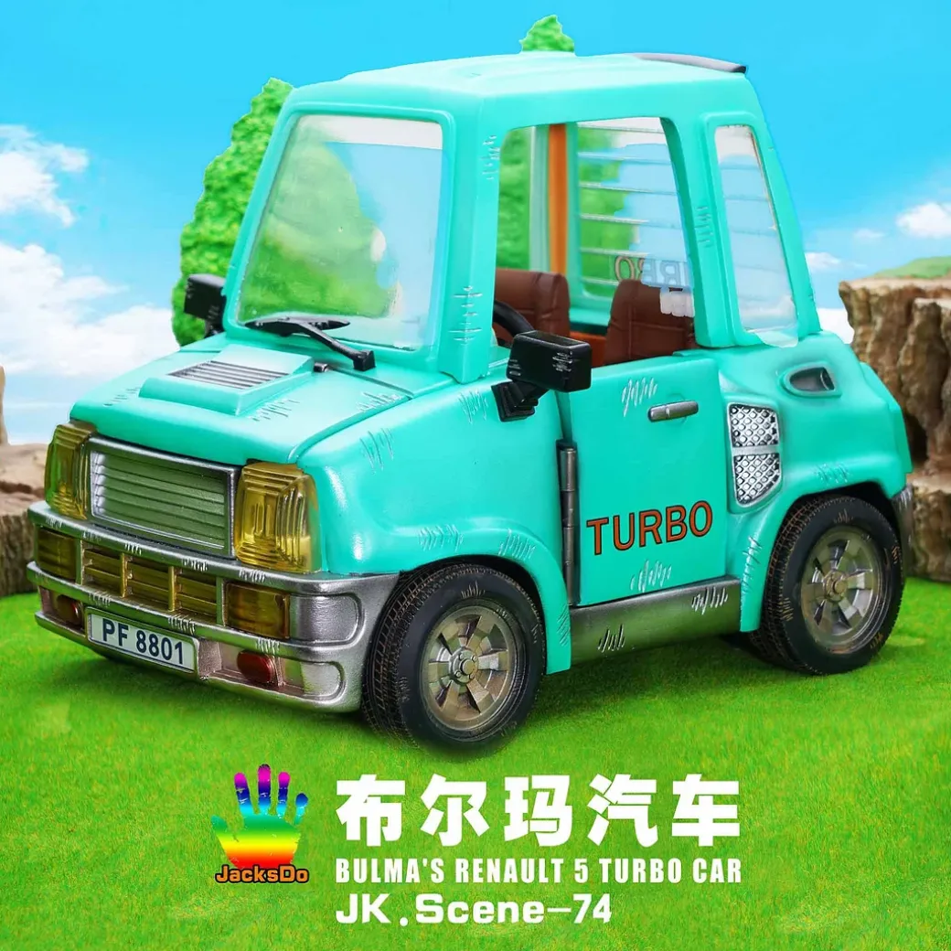 Bulma's Car with LED - Dragon Ball Resin Statue - JacksDo Studios