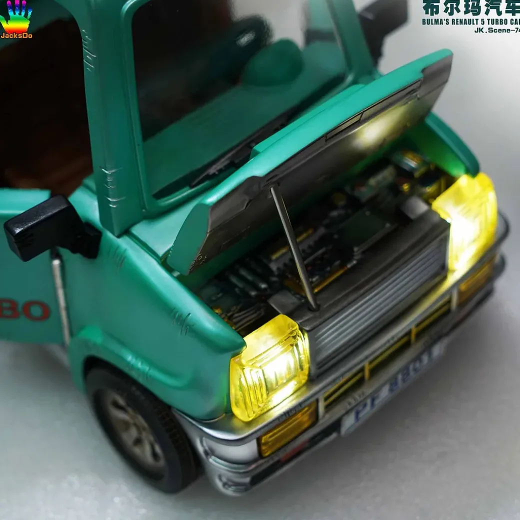 Bulma's Car with LED - Dragon Ball Resin Statue - JacksDo Studios