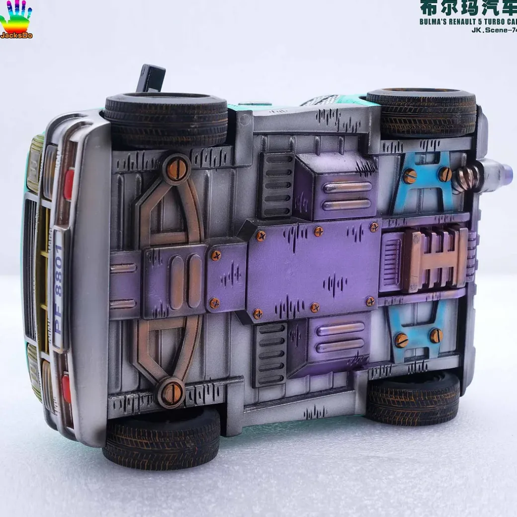 Bulma's Car with LED - Dragon Ball Resin Statue - JacksDo Studios