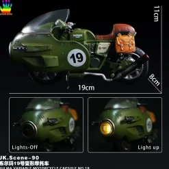 Bulma's Variable Motorcycle No.19 with LED - Dragon Ball Resin Statue - JacksDo Studios