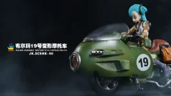 Bulma's Variable Motorcycle No.19 with LED - Dragon Ball Resin Statue - JacksDo Studios
