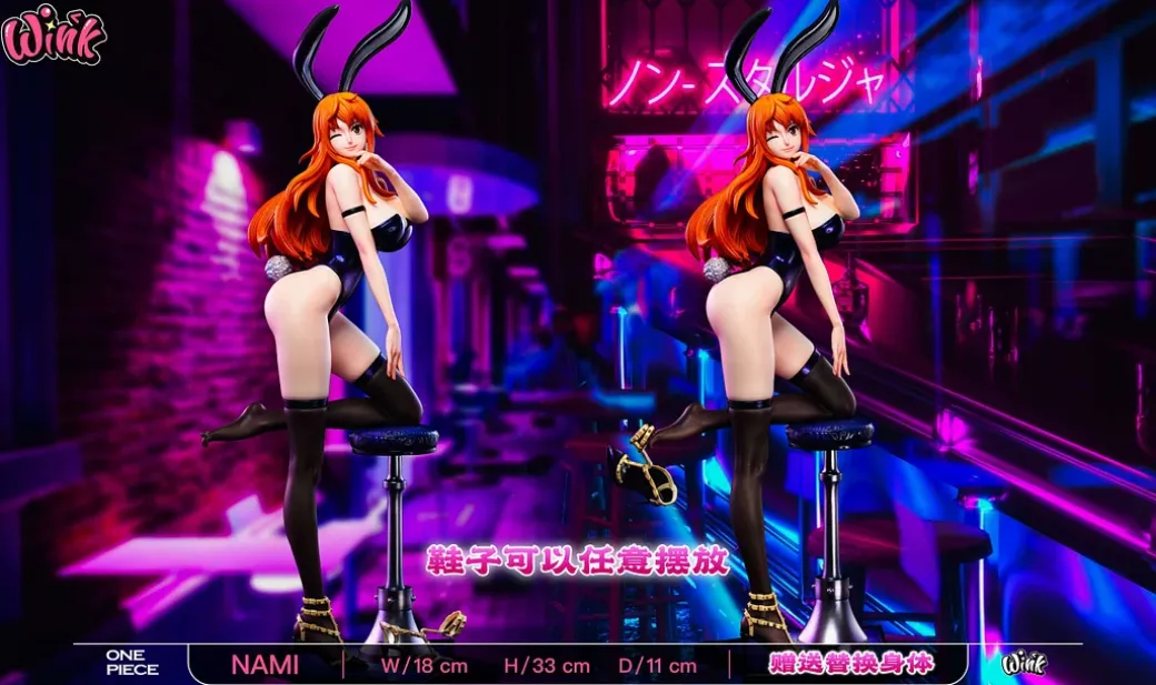 Bunny Girl Ver. Nami - ONE PIECE Resin Statue - Wink Studio