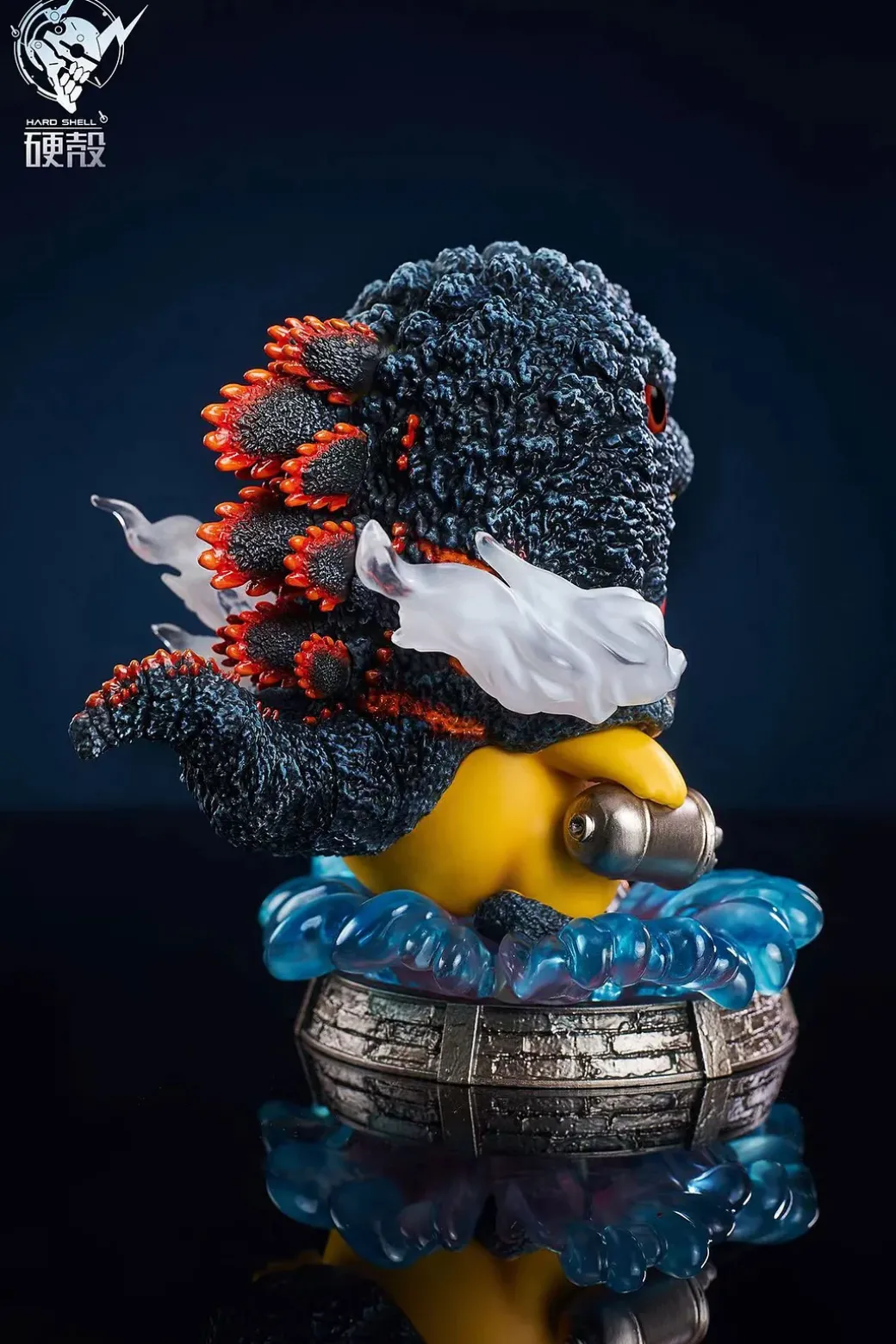 Burning Godzilla Cosplay Pikachu - Pokemon Godzilla Resin Statue - HARD SHELL Studios