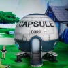 Capsule Corporation Spaceship - Dragon Ball Resin Statue - IRON Studios