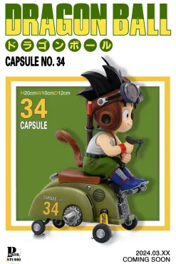 Capsule No. 34 Little Son Goku - Dragon Ball Resin Statue - Poker-Studios