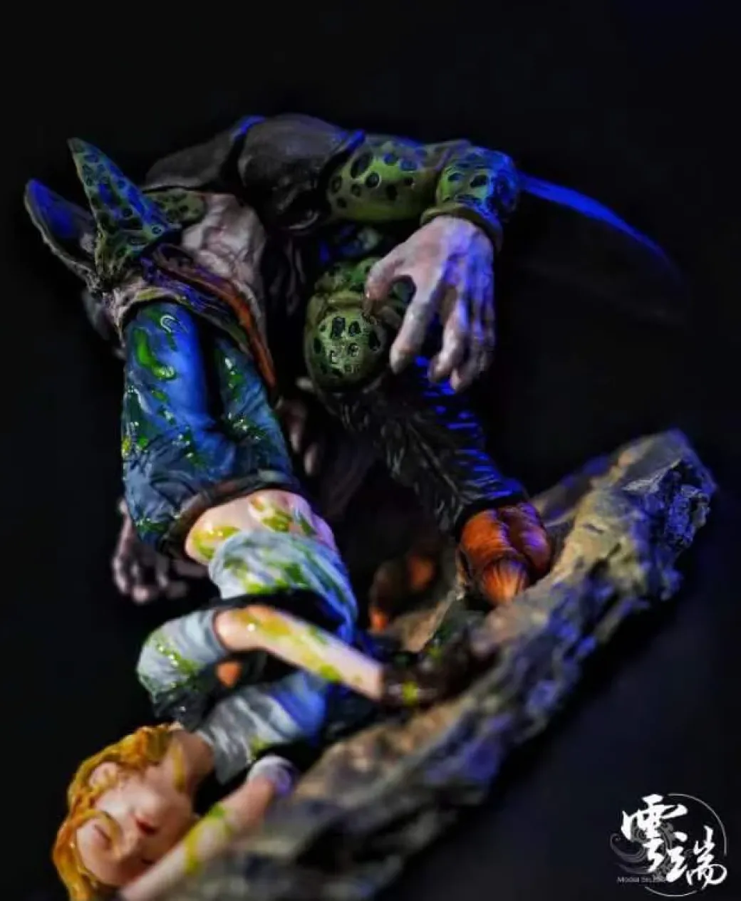 Cell & Android 18 - Dragon Ball Resin Statue - Model Studio