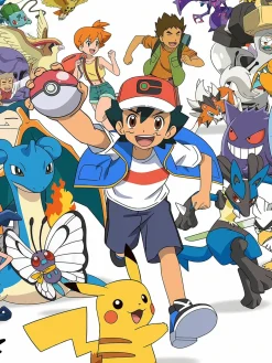 Characters of Aim to Be a Pokémon Master Decorative Painting - Pokemon - Xingkong Studio