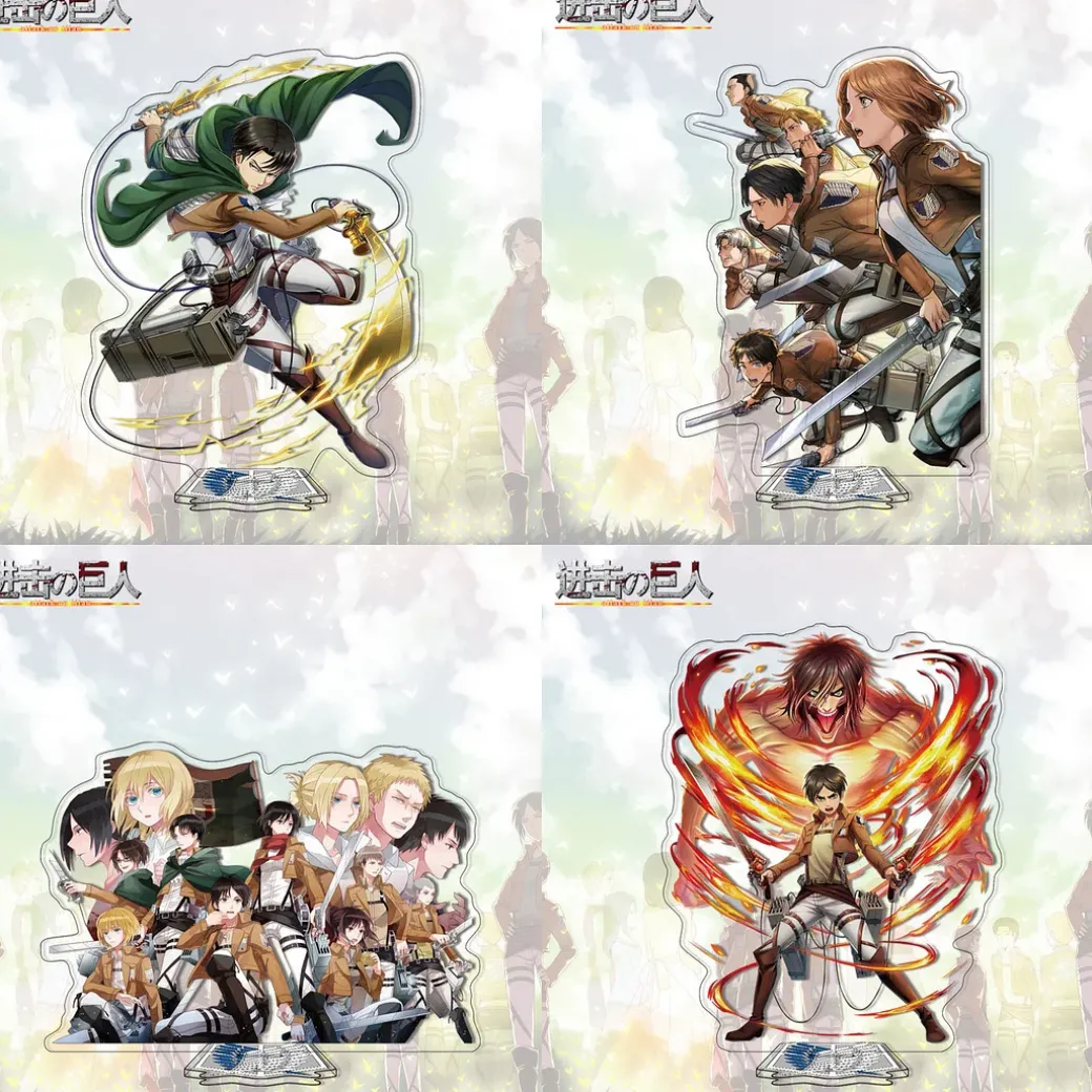 Characters of Attack on Titan Series Acrylic Stand Display - Free Shipping - Attack on Titan