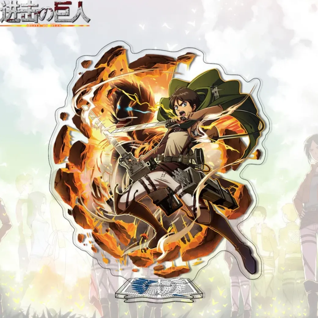 Characters of Attack on Titan Series Acrylic Stand Display - Free Shipping - Attack on Titan