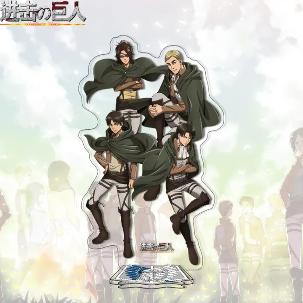 Characters of Attack on Titan Series Acrylic Stand Display - Free Shipping - Attack on Titan