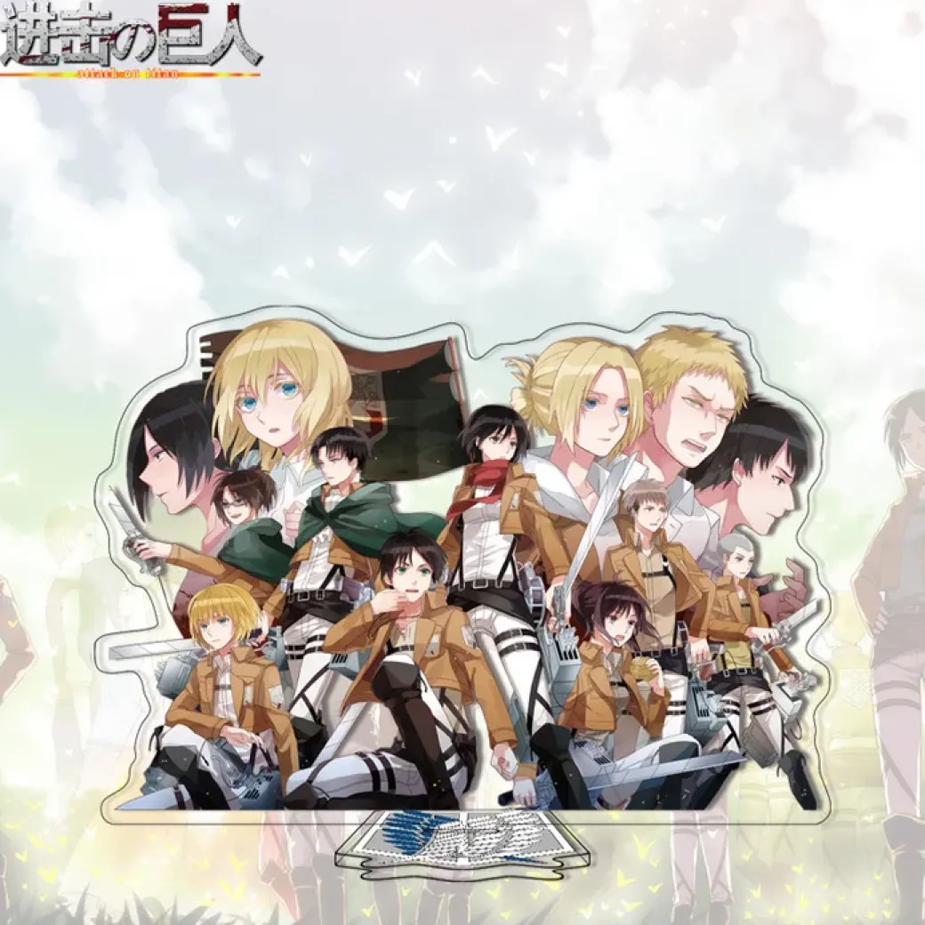 Characters of Attack on Titan Series Acrylic Stand Display - Free Shipping - Attack on Titan