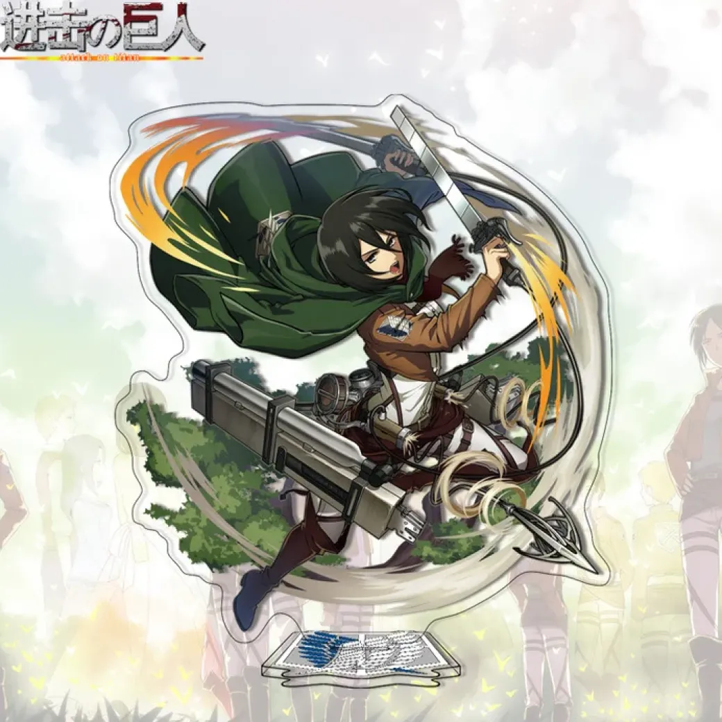 Characters of Attack on Titan Series Acrylic Stand Display - Free Shipping - Attack on Titan