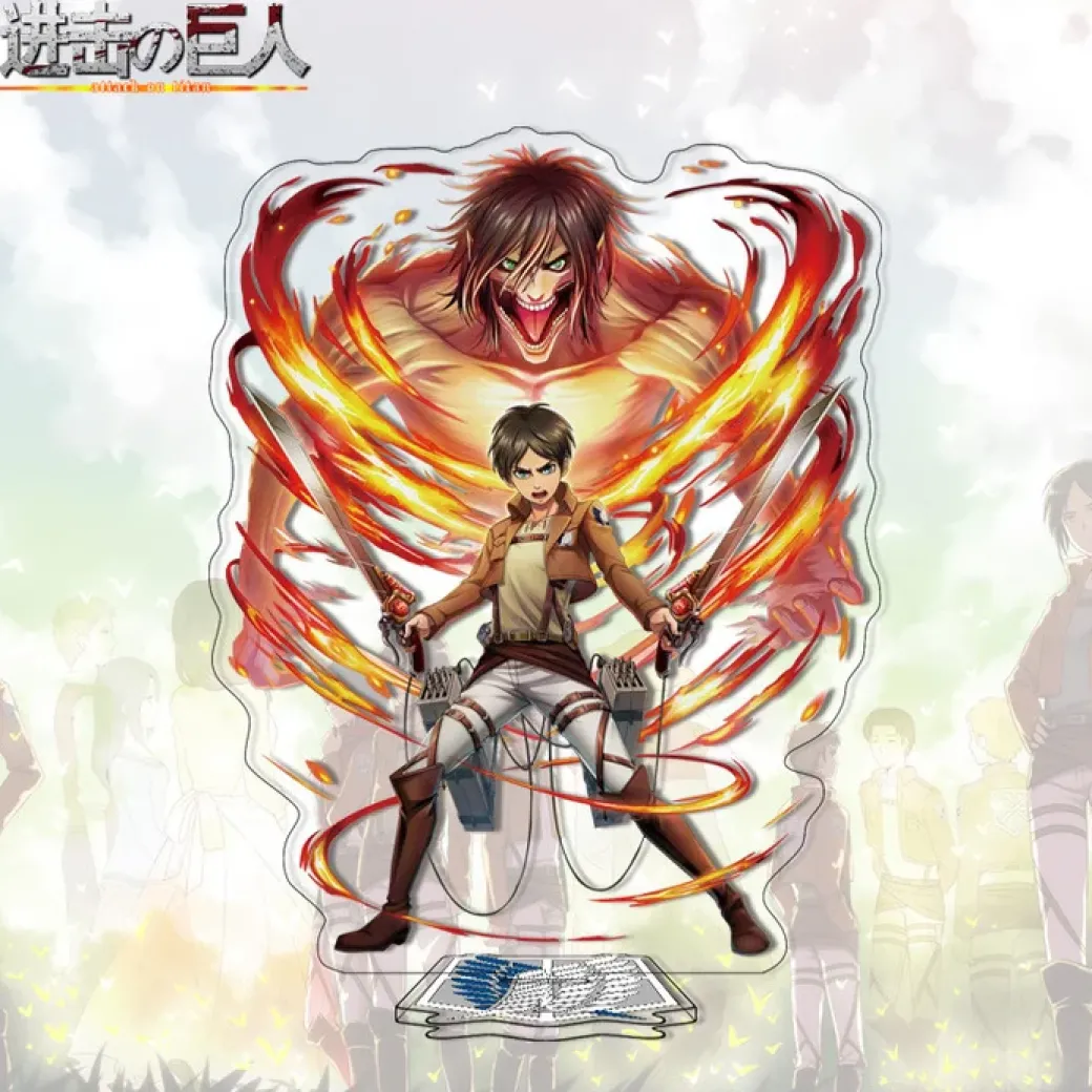 Characters of Attack on Titan Series Acrylic Stand Display - Free Shipping - Attack on Titan