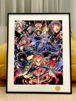Characters of Demon Slayer: Kimetsu No Yaiba Decorative Painting - Demon Slayer: Kimetsu No Yaiba - Xingkong Studio