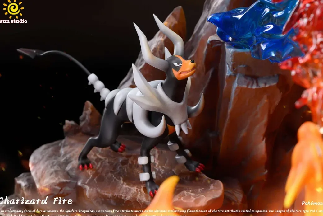 Charicific Valley with LED - Pokemon Resin Statue - sun Studio