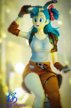 Chariot Bulma with LED - Dragon Ball Resin Statue - Sakura Studios