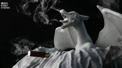 Charizard & Charicific Valley Vestige Ashtray - Pokemon Statue - Funny Studios
