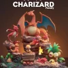 Charizard Family - Pokemon Resin Statue - PCHouse Studios