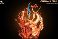 Charizard Family with LED - Pokemon Resin Statue - Fairy Studio