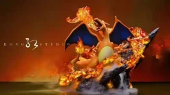 Charizard with LED - Pokemon Resin Statue - Gene Studios